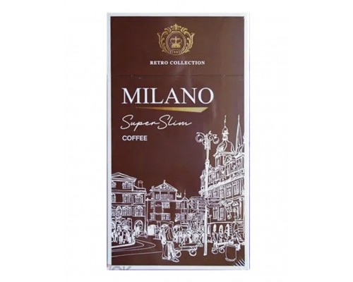 Купить Сигареты Milano Retro Collection Superslims Coffee (Милано Ретро Кофе Суперслим) оптом 